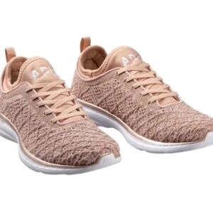 APL Womens Rose Gold Techloom Phantom Woven Sneaker 8
